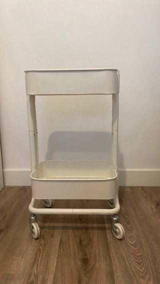 Carrito Auxiliar 2 Niveles Ikea Blanco