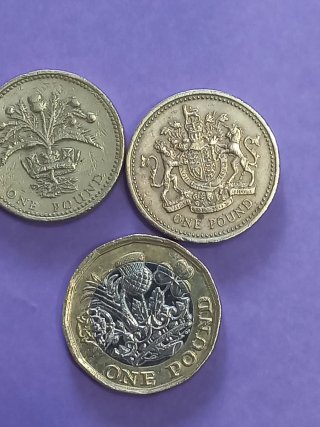 Monedas de 1 Libra Esterlina