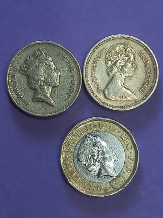 Monedas de 1 Libra Esterlina