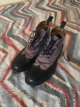 Botines G-Star T42 Negro/Gris/Azul