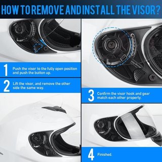 Casco Integral Moto L Blanco NUEVO