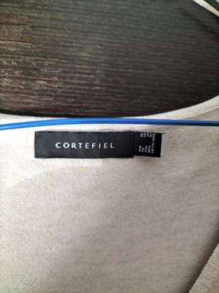 Jersey fino Cortefiel rayas beige/marrón XL