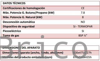 Plancha Gas Cromo Serie 100 - PLC6100CR