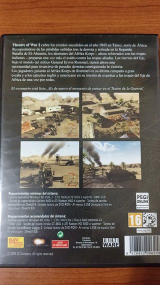 Theatre of War 2 Africa 1943 PC Juego Estrategia