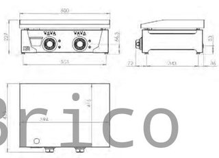 Plancha Eléctrica Cromo Serie 100 - PLCE6100CR