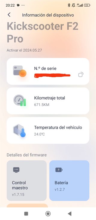 Patinete Eléctrico Segway Ninebot Kickscooter F2