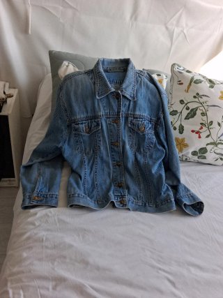 Cazadora vaquera azul talla L