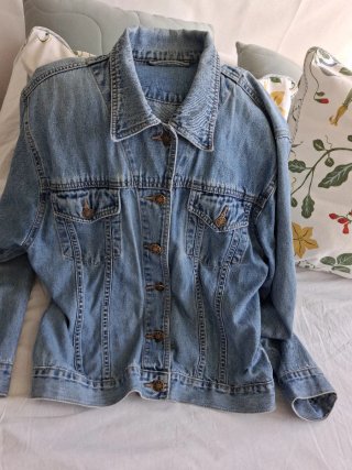 Cazadora vaquera azul talla L