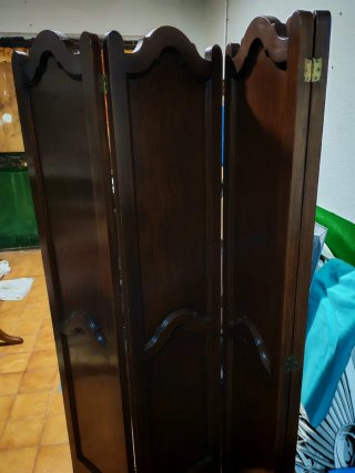 Biombo madera antiguo