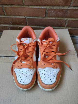 Zapatillas Nike Dunk Low Naranja/Blanco Talla 37.5