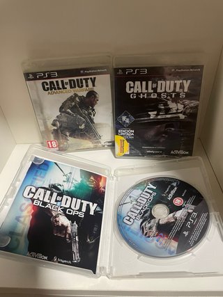 Lote 3 Juegos Call of Duty PS3