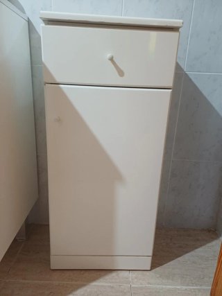 Armario baño 1 puerta y 1 cajón