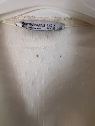 Blusa Stradivarius blanca sin estrenar