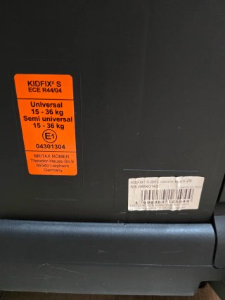 Silla Coche Britax Römer KIDFIX 2S