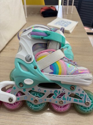 Patines niña unicornio talla 28-31