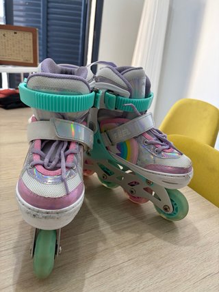 Patines niña unicornio talla 28-31