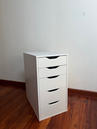 Cajonera blanca 5 cajones