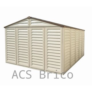 Caseta PVC Woodbridge Plus 405x324x233 cm - Duramax
