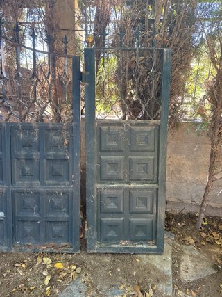 Puerta de hierro para vehículos