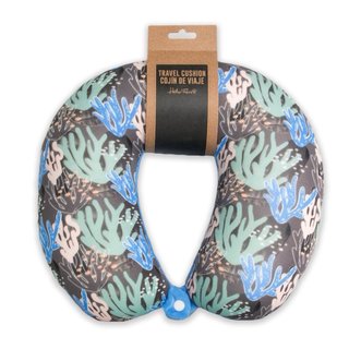 Cojín de Viaje Estampado Corales