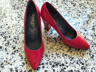 Zapatos de tacón Chamby rojos