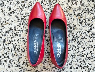 Zapatos de tacón Chamby rojos