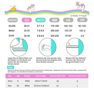 Patines niña Rainbow Unicorn LED