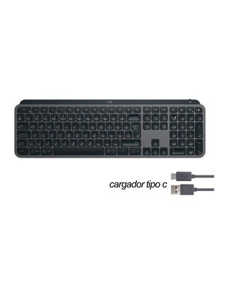 Teclado Logitech MX Keys + Alfombrilla
