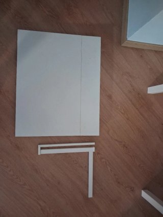 Mesa plegable IKEA blanca