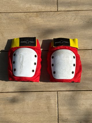 Rodilleras Pro-Tec Niño Rojas