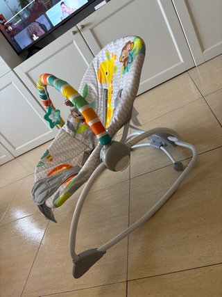 Hamaca para bebé con diseño de jirafa