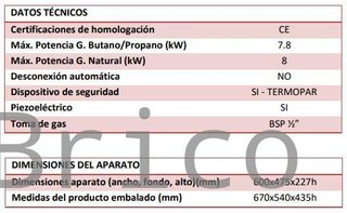 Plancha Gas Acero Rectificado Serie 100 - PLC6100RT