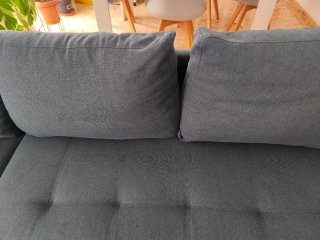 Sofá cama reversible con nido en chaiselongue