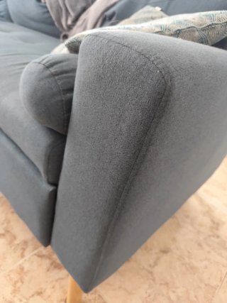 Sofá cama reversible con nido en chaiselongue