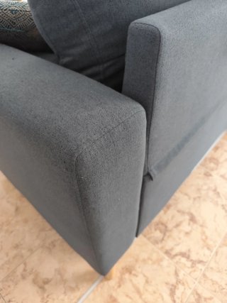 Sofá cama reversible con nido en chaiselongue