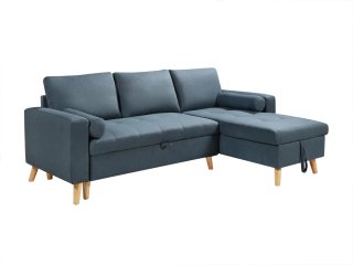 Sofá cama reversible con nido en chaiselongue