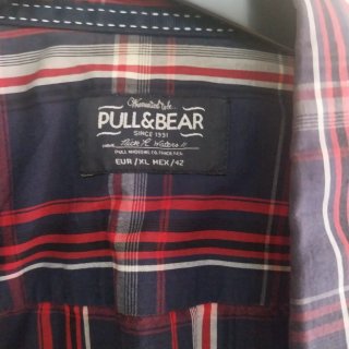 Camisa de cuadros Pull&Bear Talla M