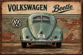 Chapa Volkswagen Beetle Clásico