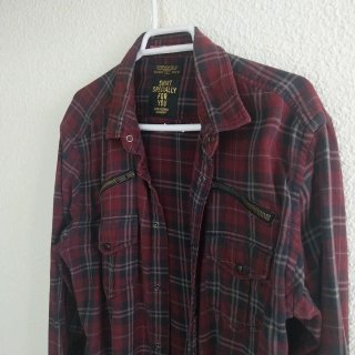 Camisa de cuadros para hombre