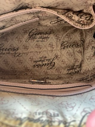 Bolso Guess Rosa y Plateado
