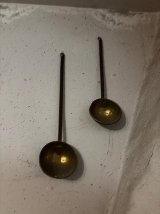 Cazos antiguos de latón