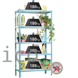 Scaffalatura in Metallo 1800x900x400 mm - 900 Kg