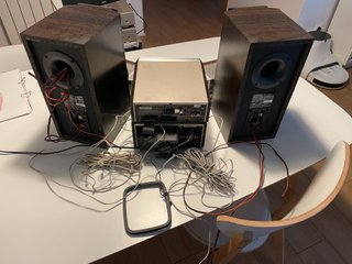 Technics HDV-600 Radio Ampli + 4 Altavoces