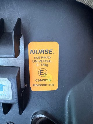 Silla de coche bebé Nurse