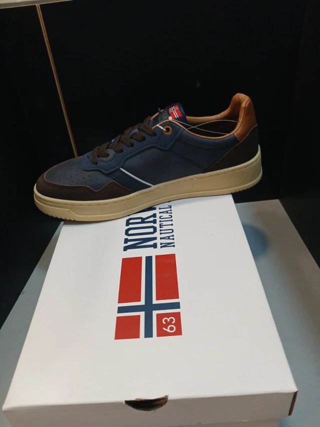 T 41 e 45 Tênis Norway Nautical School Azul/M