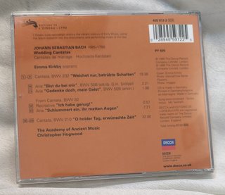 J.S. Bach - Wedding Cantatas (Emma Kirkby)