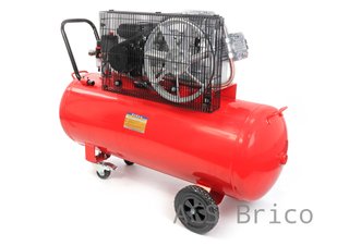 Compresor de Aire Silencioso 150L - 3,5 Hp - 2 Salidas - 09345 - Mader