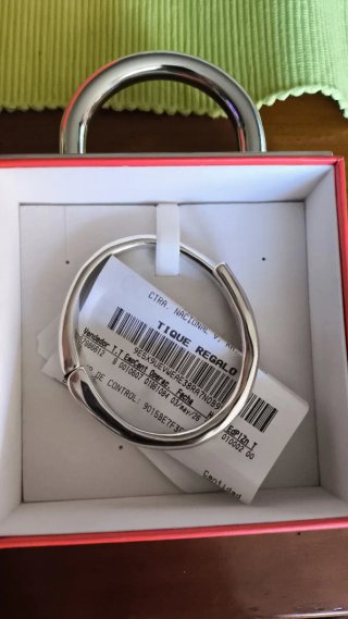 Pulsera UNO de 50 bañada en Plata de Ley