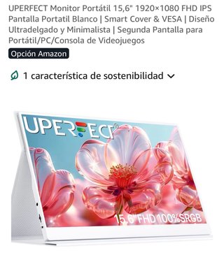 Monitor portátil Uperfect 15.6 FHD