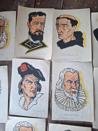 RARA COLECCION CROMOS LOPEZ MENDIZABAL